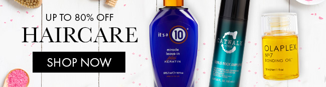 Up To 80% Off Haircare. Shop Now