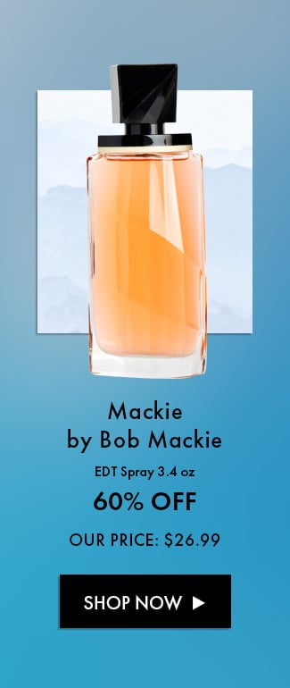 Mackie by Bob Mackie. EDT Spray 3.4 oz. 60% Off. Our Price: $26.99. Shop Now