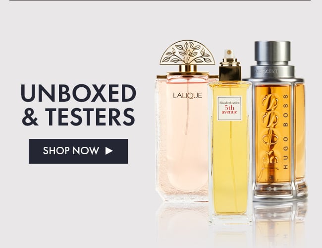 Unboxed & Testers. Shop Now