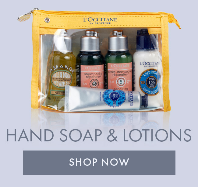 Hand Soap & Lotions. Shop Now