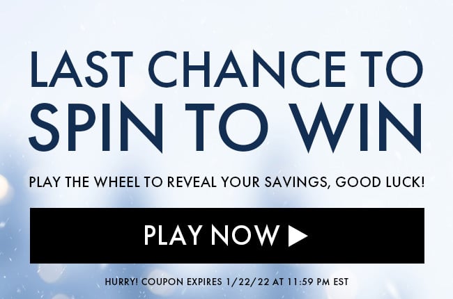 Last Chance to Spin to win