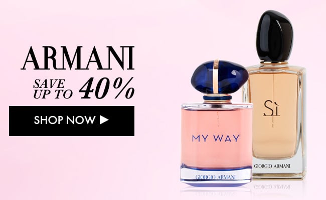 Armani. Save up to 40%. Shop Now