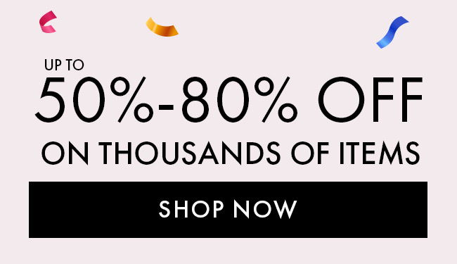 Up To 50%-80% Off On Thousand of Items. Shop Now