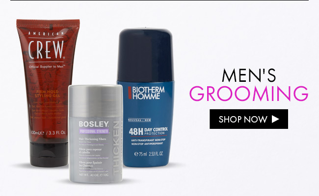 Men's Grooming. Shop Now