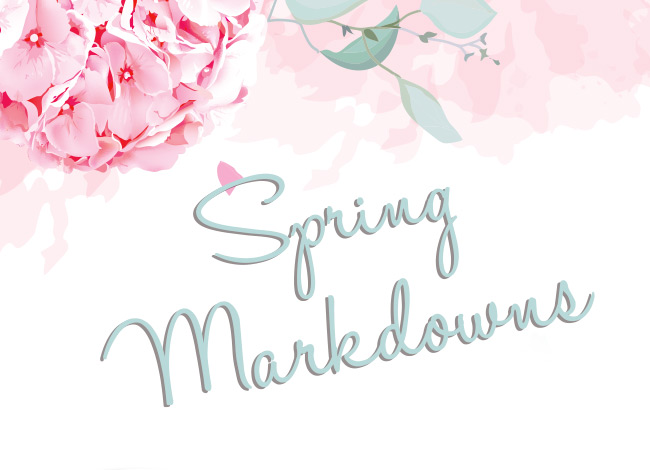 Spring Markdowns