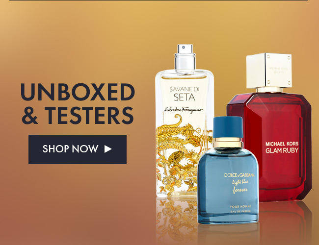 Unboxed & Testers. Shop Now