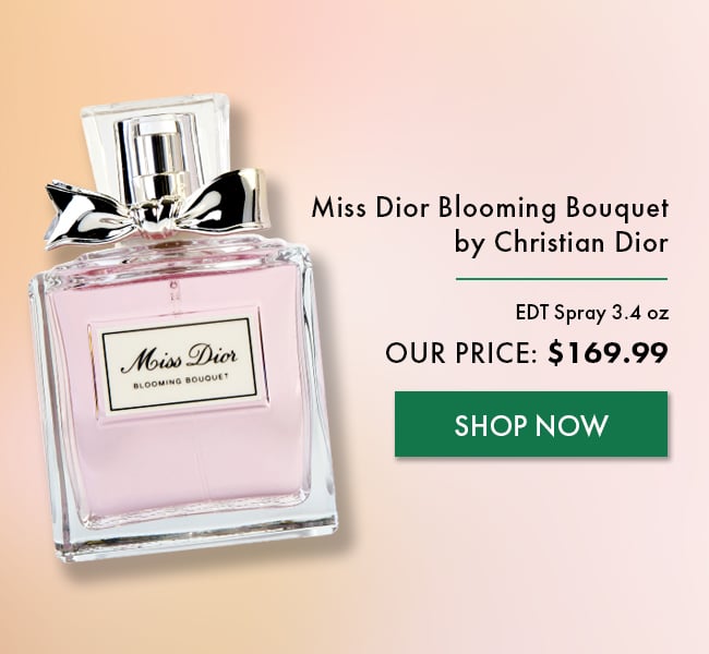 Miss Dior Blooming Bouquet By Christian Dior. EDT Spray 3.4 oz. Our Price: $169.99. Shop Now