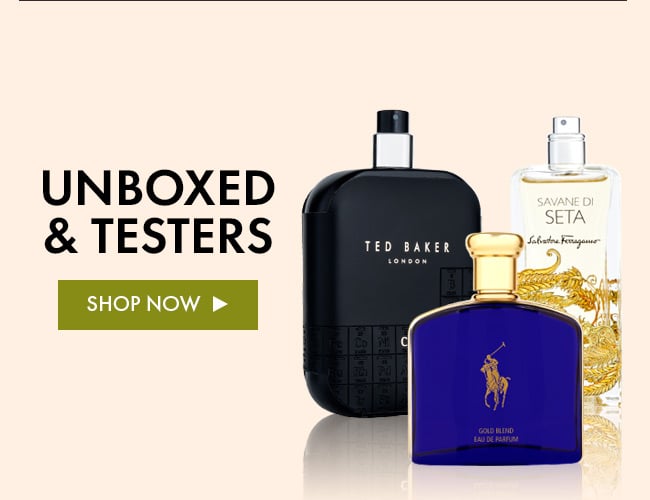 Unboxed & Testers. Shop Now