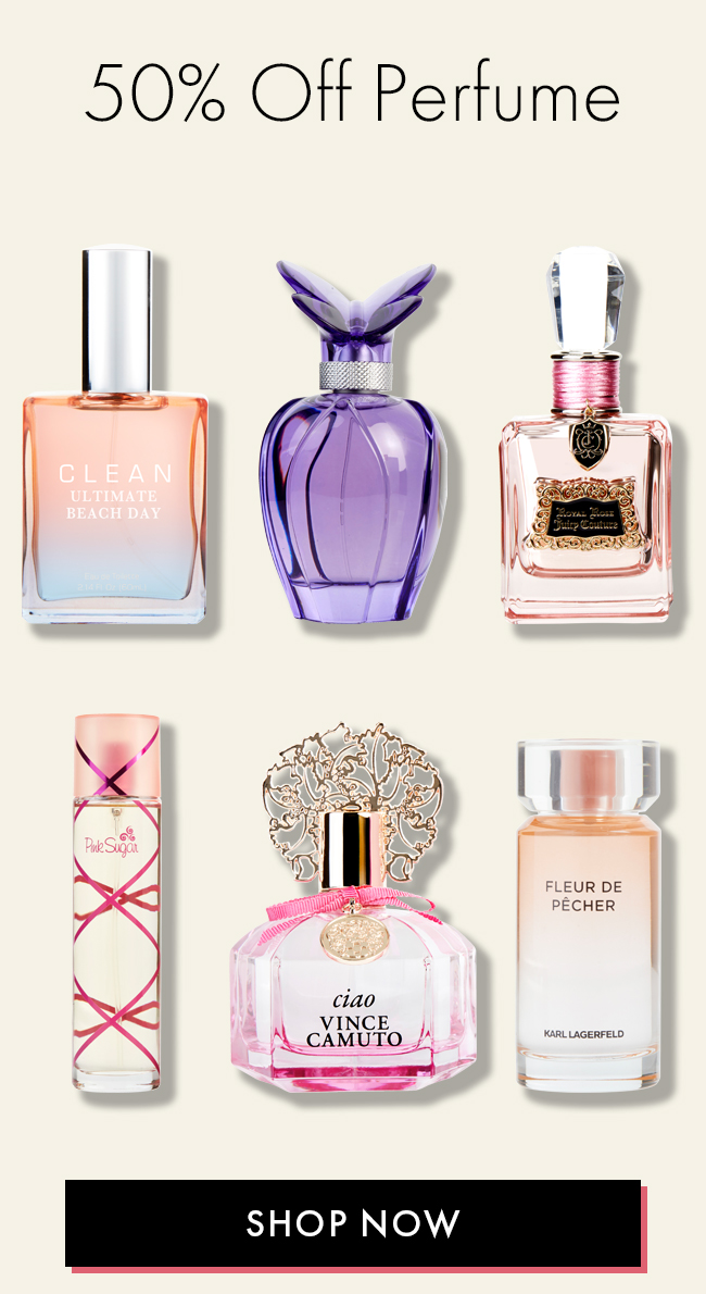 50% Off Perfume. Shop Now