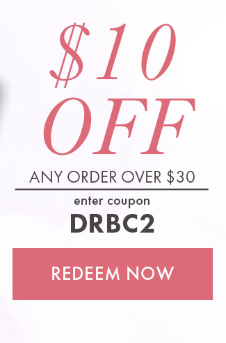 $10 Off Any Order over $30. Enter coupon DRBC2. Redeem Now