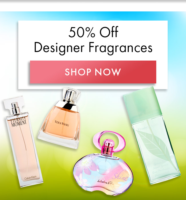 50% Off Designer Fragrances. Shop Now