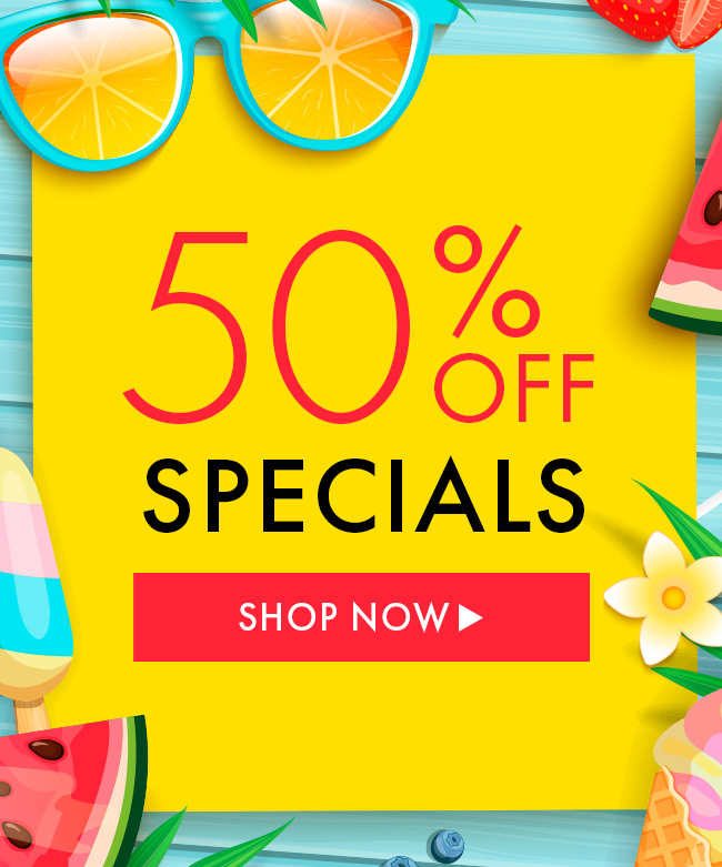 50% Off Specials. Shop Now