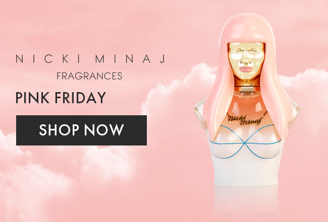 Nicki Minaj. Pink Friday. Shop Now