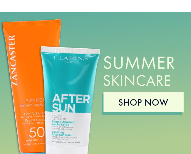 Summer Skincare. Shop Now