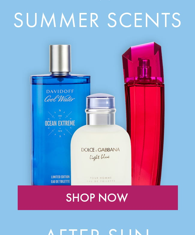 Summer Scents. Shop Now