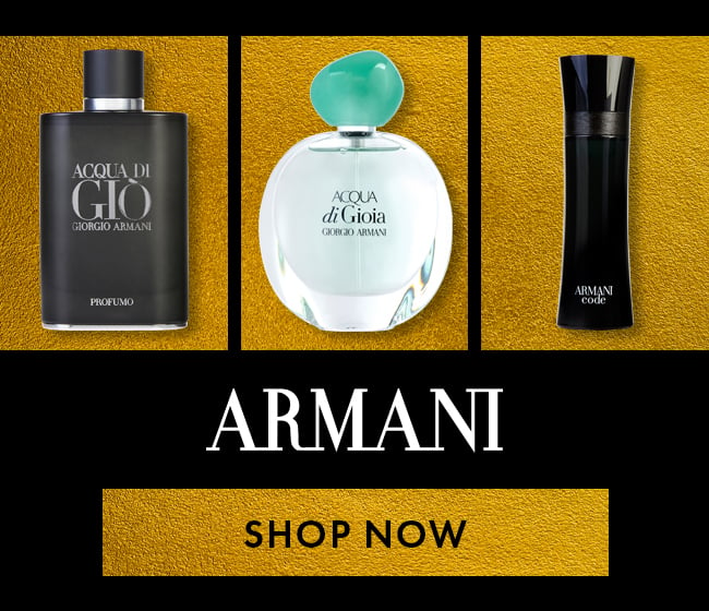 Armani. Shop Now