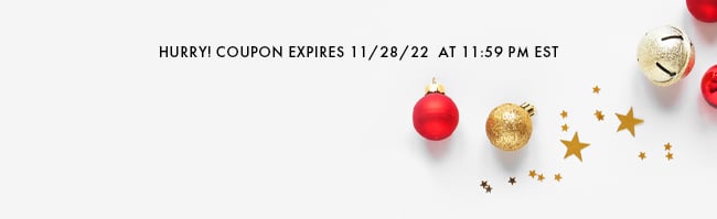 Hurry! Coupon Expires 11/28/22 At 11:59 PM EST
