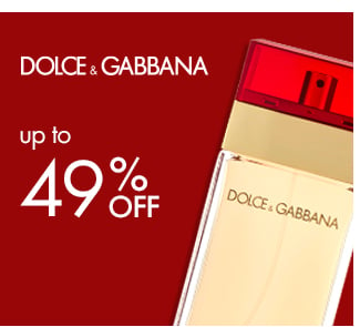 Dolce & Gabbana up to 49% Off.