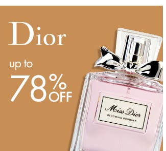 Dior up to 78% Off.