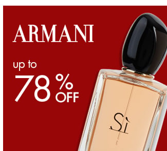 Armani up to 78% Off