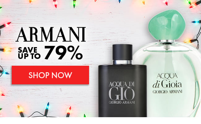 Armani. Save up to 79%. Shop Now