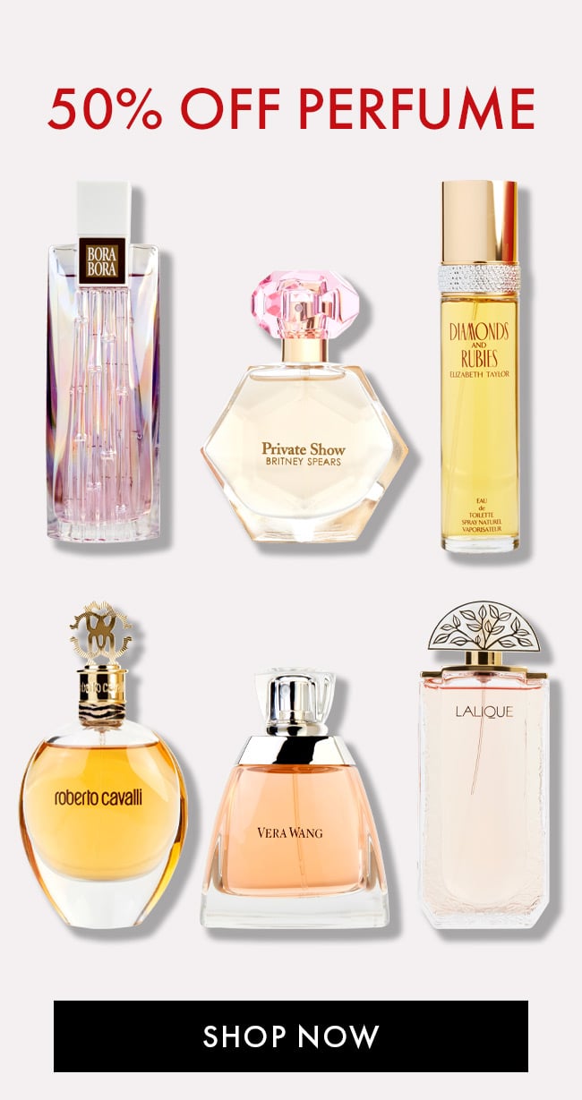 50% Off Perfume. Shop Now