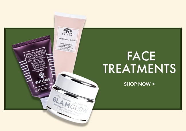 Face Treatments. Shop Now