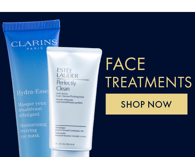 Face Treatments. Shop Now