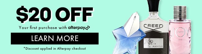 $20 Off Your First Purchase With Afterpay. Learn More. *Discount Applied in Afterpay Checkout