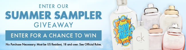 Enter our Summer Sampler Giveaway. Enter for a chance to win. No purchase necessary. Must be US Resident, 18 and over. See Official Rules