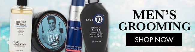 Men's Grooming. Shop Now