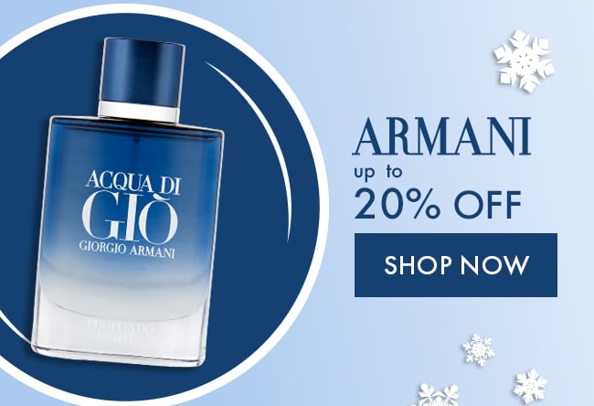 Armani up to 20% Off. Shop Now