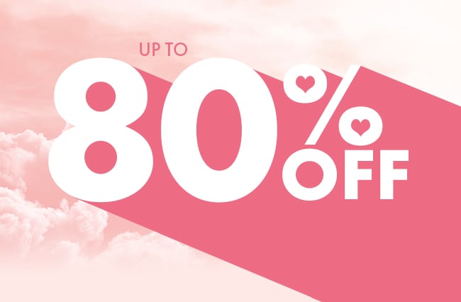 Up to 80% Off