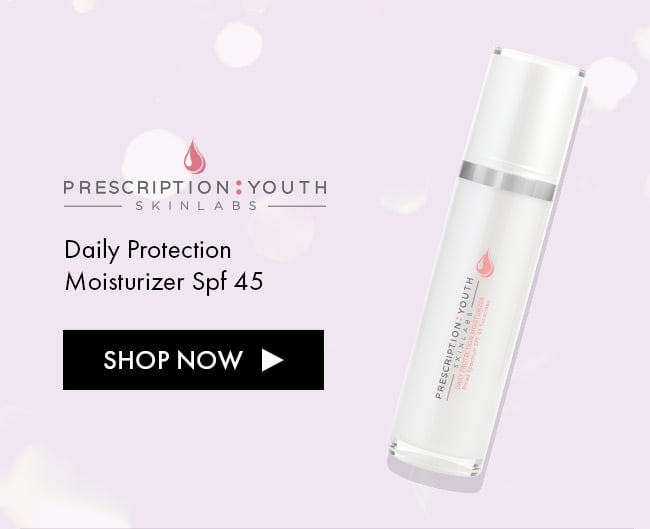 Prescription Youth Skinlabs. Daily Protection Moisturizer SPF 45. Shop Now