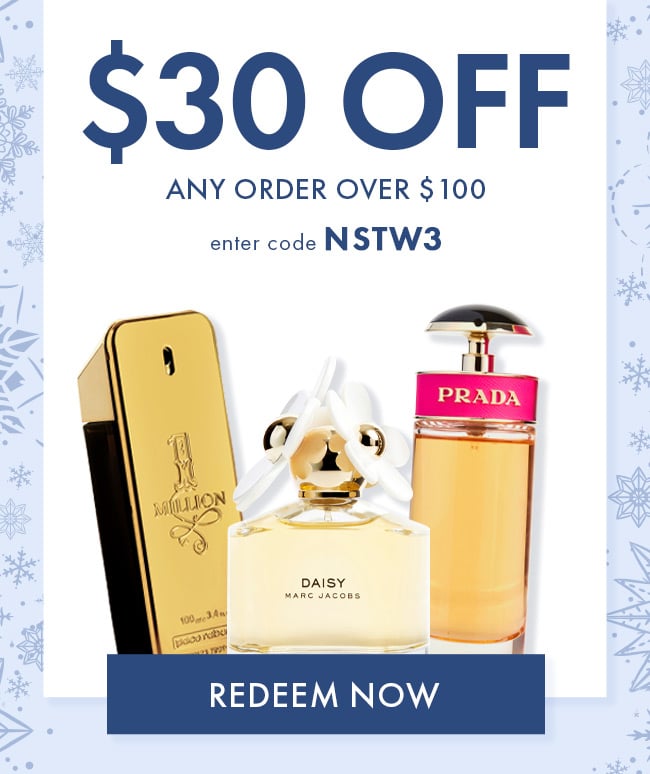 $30 Off Any Order Over $100. Enter Code NSTW3. Redeem Now