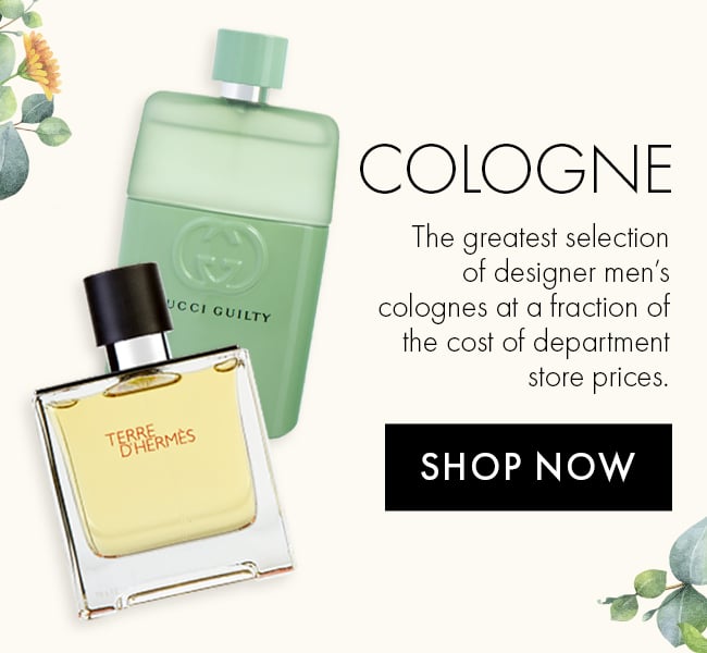 Cologne. The greatest selection of designer men's colognes at a fraction of the cost of department store prices. Shop Now