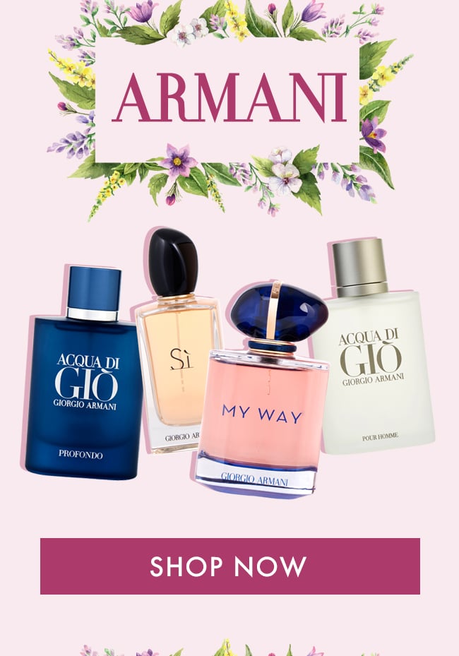 Armani. Shop Now