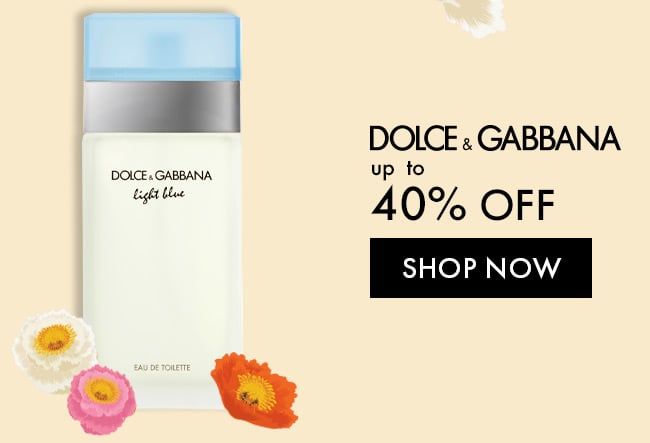 Dolce & Gabbana Up to 40% Off. Shop Now