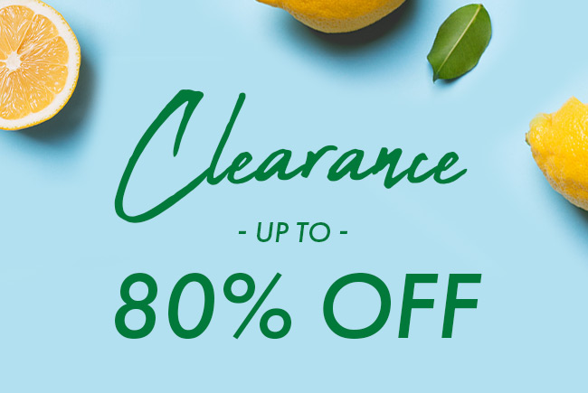 Clearance up to 80% Off