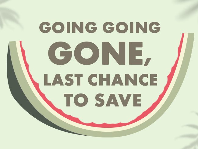 Going Going Gone, Last Chance To Save