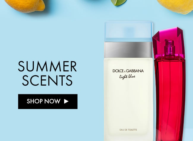 Summer Scents. Shop Now