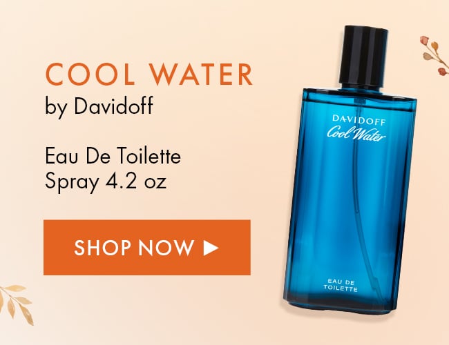 Cool Water by Davidoff. Eau De Toilette Spray 4.2 oz. Shop Now