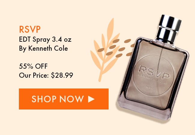 RSVP EDT Spray 3.4oz by Kenneth Cole. 55% Off. Our Price: $28.99. Shop Now