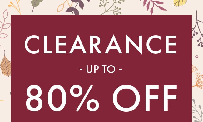 Clearance Up To 80% Off