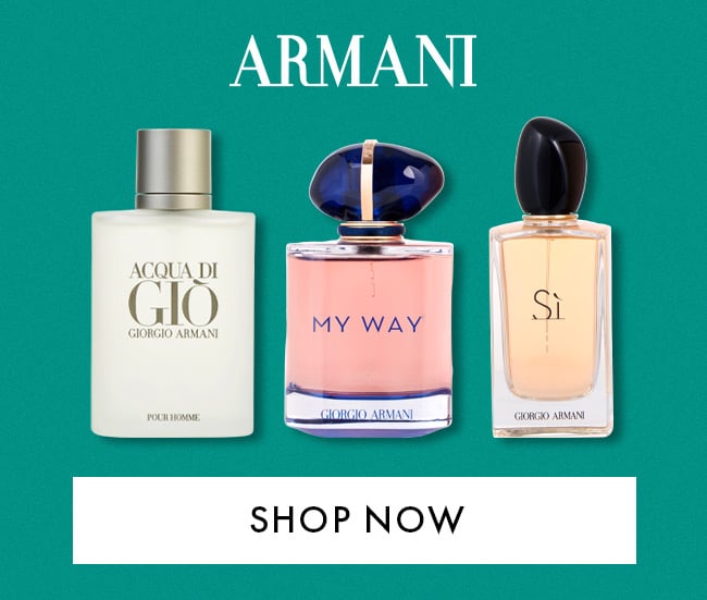 Armani. Shop Now