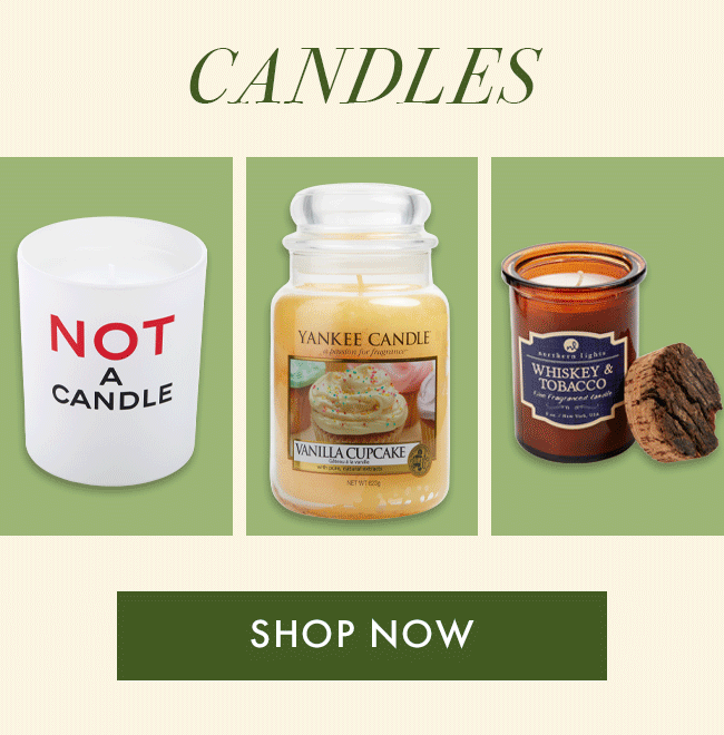 Candles. Shop Now