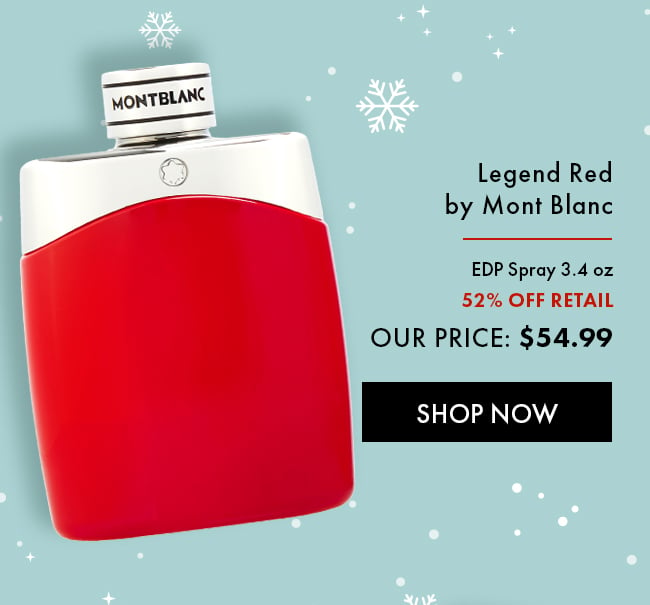 Legend Red by Mont Blanc. EDP Spray 3.4 oz. 52% Off Retail. Our Price $54.99. Shop Now