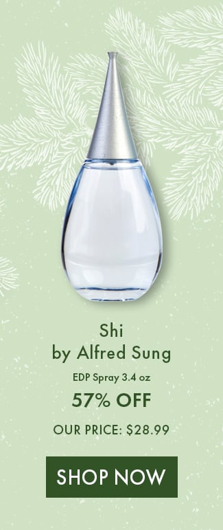 Shi by Alfred Sung EDP Spray 3.4 oz. 57% Off. Our Price: $28.99. Shop Now