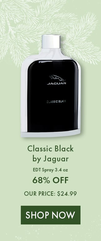 Classic Black by Jaguar EDT Spray 3.4 oz. 68% Off. Our Price: $24.99. Shop Now
