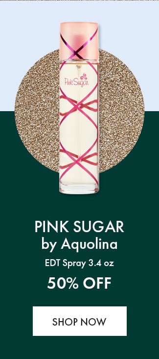 Pink Sugar by Aquolina EDT Spray 3.4 oz. 50% Off. Shop Now